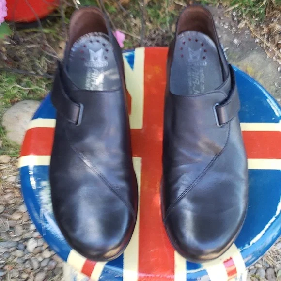 Mephisto Black Luce Flats Size 10 - Picture 2 of 16